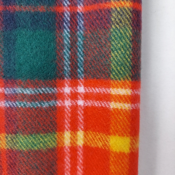 Cashmere Feel Classic Scarf Red Multicolor Plaid Winter Scarf Soft New Warm - Picture 11 of 12